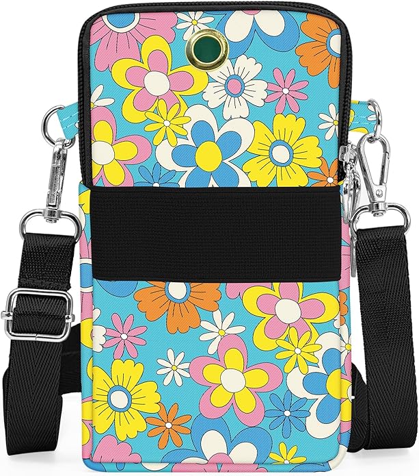 BIAOTIE Lightweight Small Crossbody bags Cell Phone Purses Travel Pouch Shoulder Bag for Women