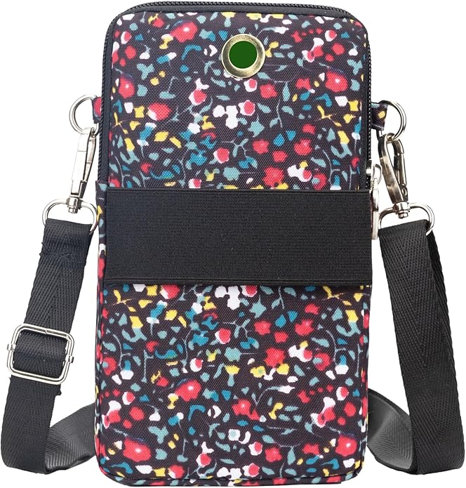 JANKS Small Crossbody Bag for Women - Mini Phone Purses with Crossbody Strap and Wallet - Nylon Arm Bag