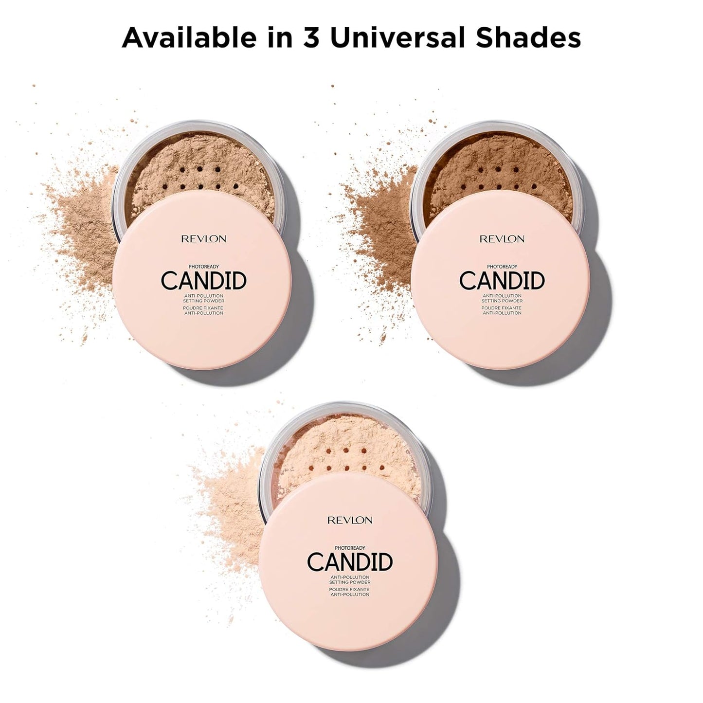 Revlon PhotoReady Candid Setting Powder, with Anti-Pollution, Antioxidant Ingredients, without Parabens, Pthalates and Fragrances; Shade 002 .34 Fluid Oz