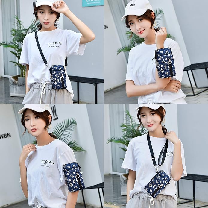 BIAOTIE Lightweight Small Crossbody bags Cell Phone Purses Travel Pouch Shoulder Bag for Women