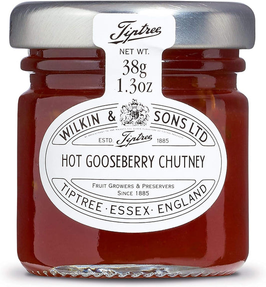 Tiptree Hot Gooseberry Chutney Portion Pots - 72x38g