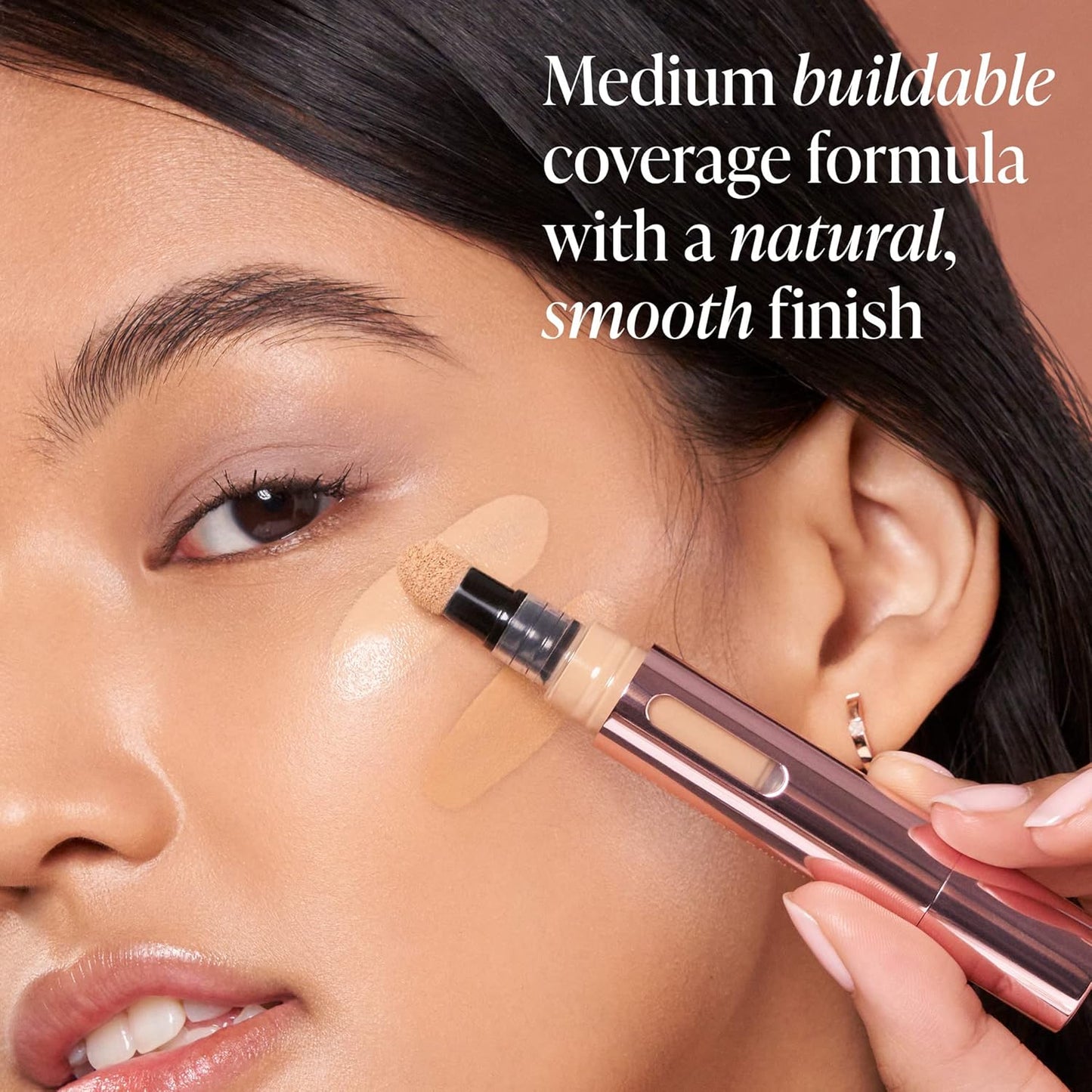 Mally Beauty - The Plush Pen Brightening Concealer Stick - Fair - Hydrating Turmeric, Vitamin E, and Hyaluronic Acid Infused Formula - Medium Buildable Coverage with a Natural, Smooth Finish