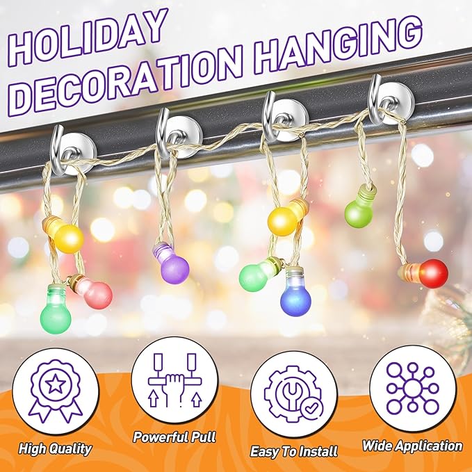 60 Pack Magnetic Hooks for 2026 Cruise Cabins Beach Vacation 30lbs+ Heavy Duty Magnet with Hook Metal Magnetic Hooks for Kitchen Fridge Grills Hanging Magnet Hooks for Classroom Locker Whiteboard
