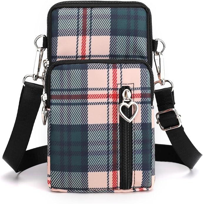 JANKS Small Crossbody Bag for Women - Mini Phone Purses with Crossbody Strap and Wallet - Nylon Arm Bag