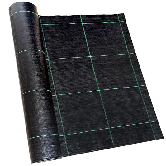 Vanver 6ft x 100ft Landscape Fabric -Heavy Duty Weed Barrier Fabric for Landscaping, Weed Blocker Cloth,Geotextile Fabric for Garden, Driveway & Ground Cover, Garden Weed Mats,Grid Design