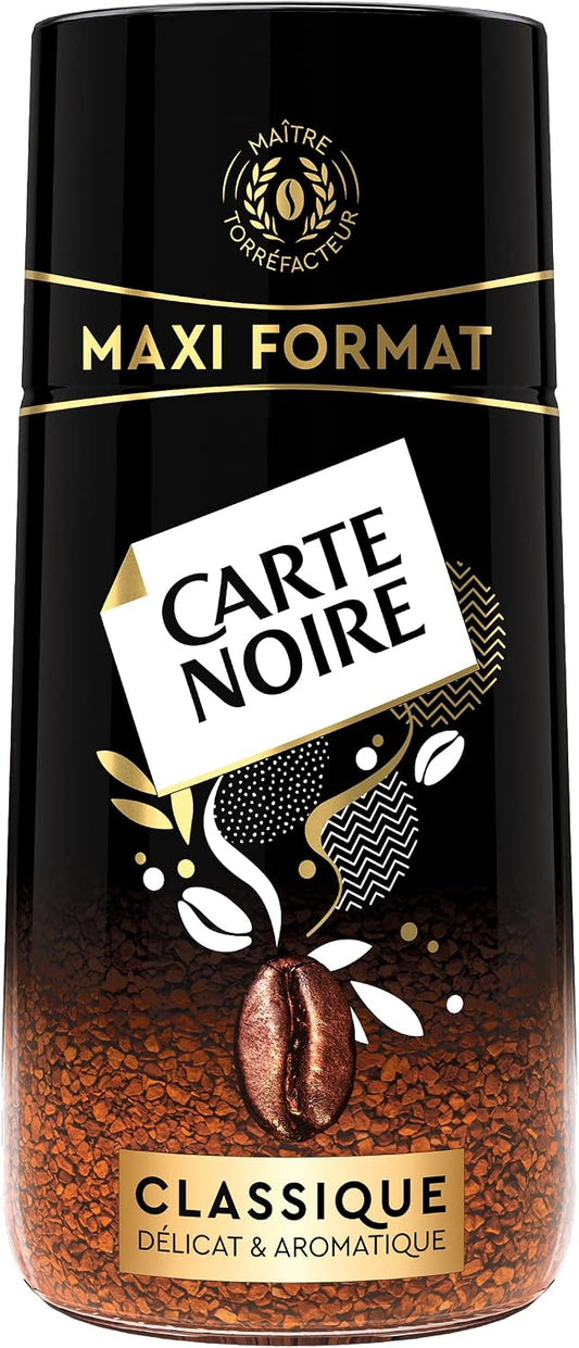 classic soluble coffee carte noire importé de France MAXI FORMAT 180 g