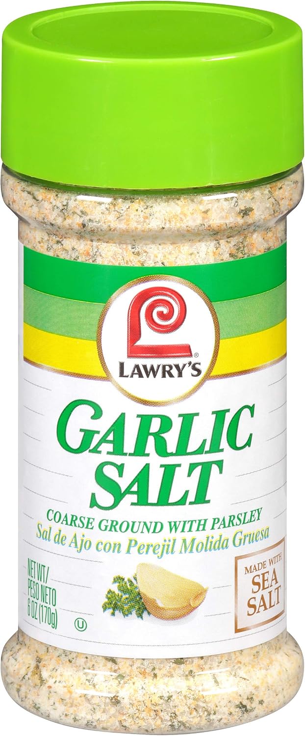 Lawry's Coarse Ground With Parsley Garlic Salt, 6 oz
