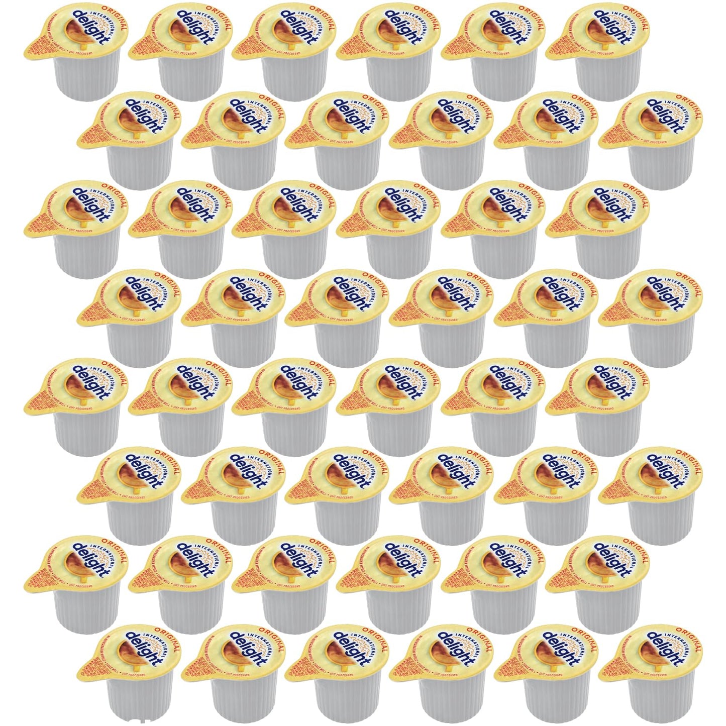 Original Coffee Creamer Singles, 48 Pack of individual coffee creamers, Non Dairy Creamer Cups for Easy Portion Control and Fresh Flavor, Single Serve Coffee Cream for Hotels and Everyday Use