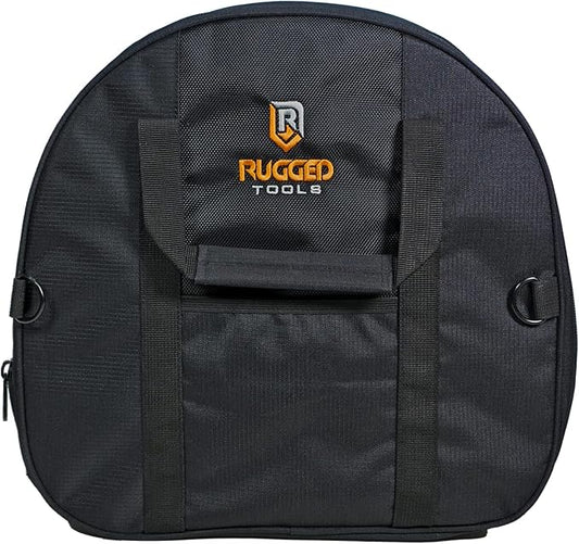 Rugged Tools Cable Bag - Jumper Cable Bag - Storage & Organizer for Cables, Cords, and Hoses Including EV Charging Cables for Electric Vehicles - Tesla, Nissan Leaf, Chevy Bolt