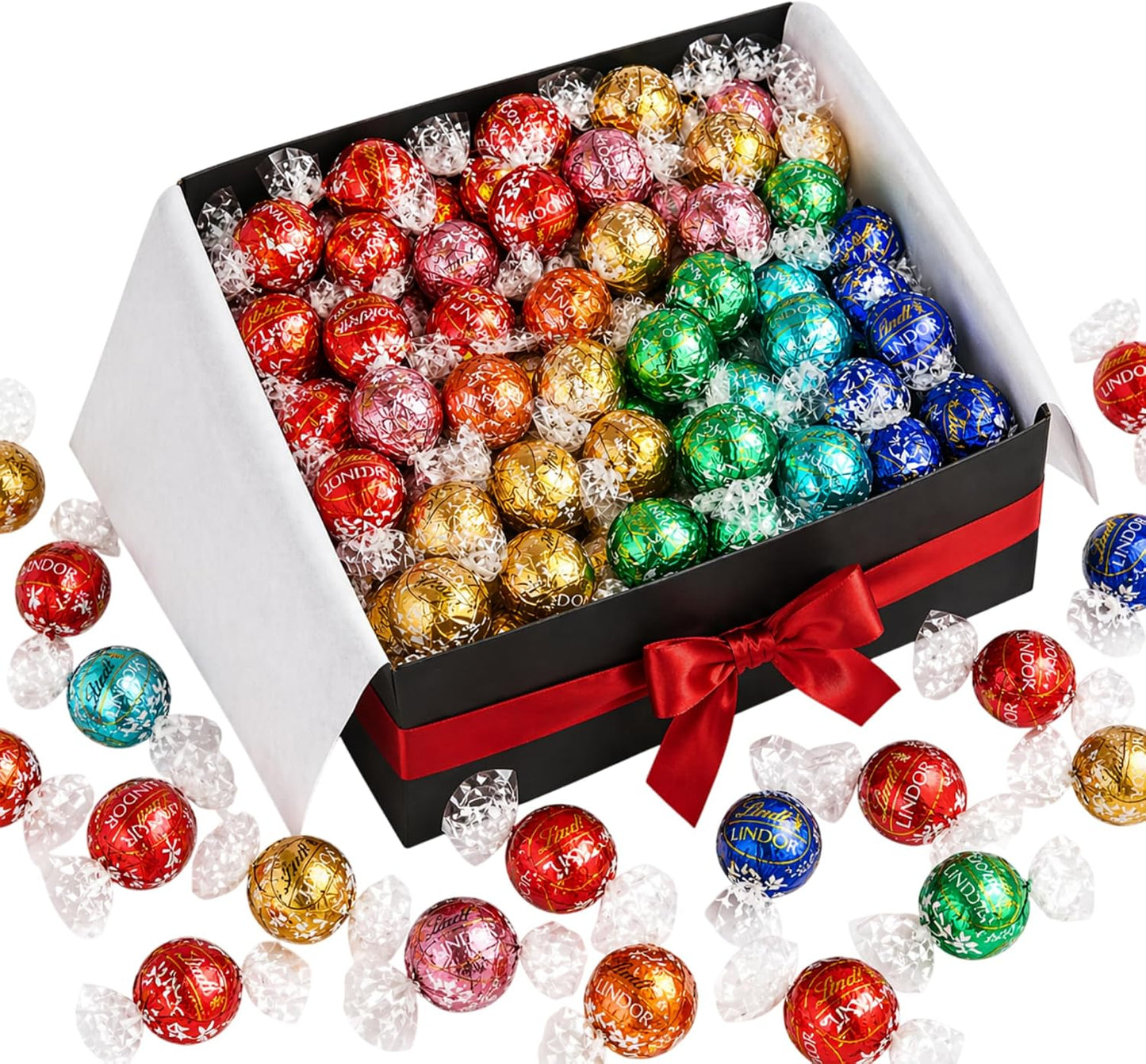 Milk Chocolate truffles assorted 60 count Premium Milk Chocolate Candy & Fine Chocolate with Hazelnut Bars - Basket Filler & Gift Arrangement Essential