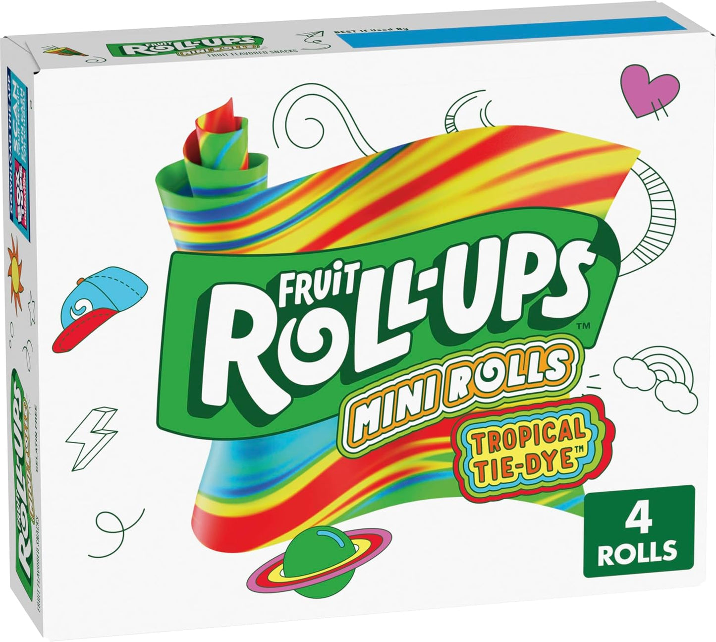 Fruit Roll-Ups Tropical Tie-Dye Mini Roll-Ups 4 CT