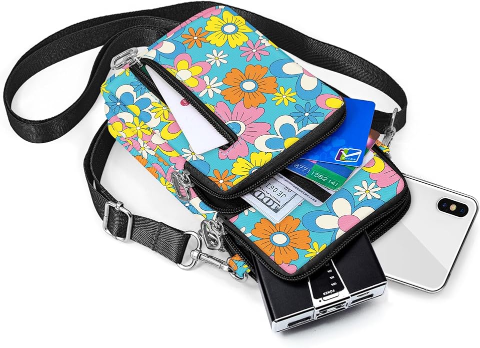 BIAOTIE Lightweight Small Crossbody bags Cell Phone Purses Travel Pouch Shoulder Bag for Women