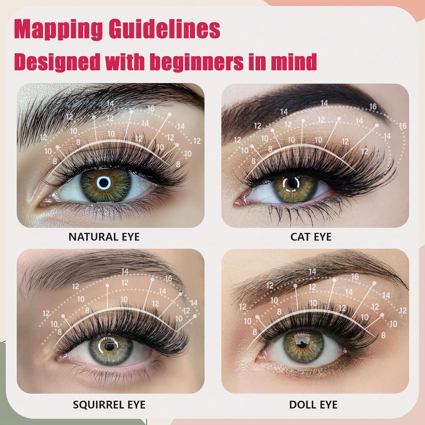 Lash Clusters 600PCS Lashes - Wispy Lash Clusters 10D 20D 30D+40D50D60D Individual Lashes Clusters D Curl Lash Extension 8-16MM Eyelash Clusters DIY Cluster Eyelash Extensions for Beginners Eyelashes