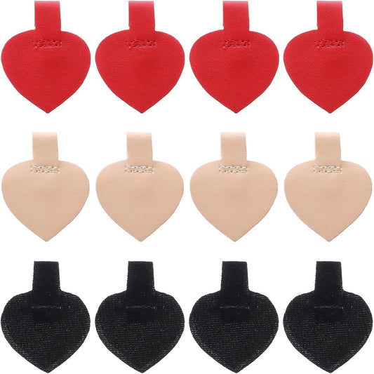 FRCOLOR 6 Pairs Women’s High Heel Inserts Anti-Slip Pu Heel Stickers for Preventing and Blisters