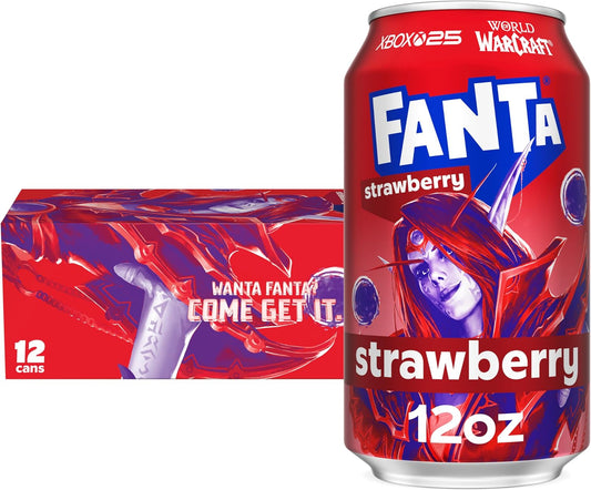 Fanta Strawberry, 12 fl oz, 12 Pack