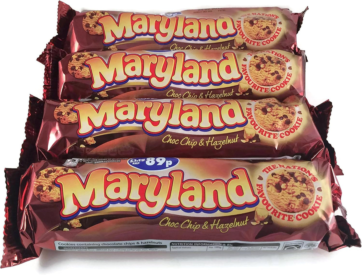 Maryland Hazelnut Cookies - 145g - Pack of 4 (145g x 4)