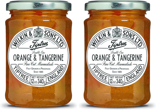 Tiptree Double One Orange & Tangerine Marmalade, 12 Ounce Jar (Pack of 2)