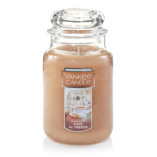 Yankee Candle Café al Fresco Scented Classic 22oz Large Jar Single Wick Candle Over 110 Hours of Burn Time