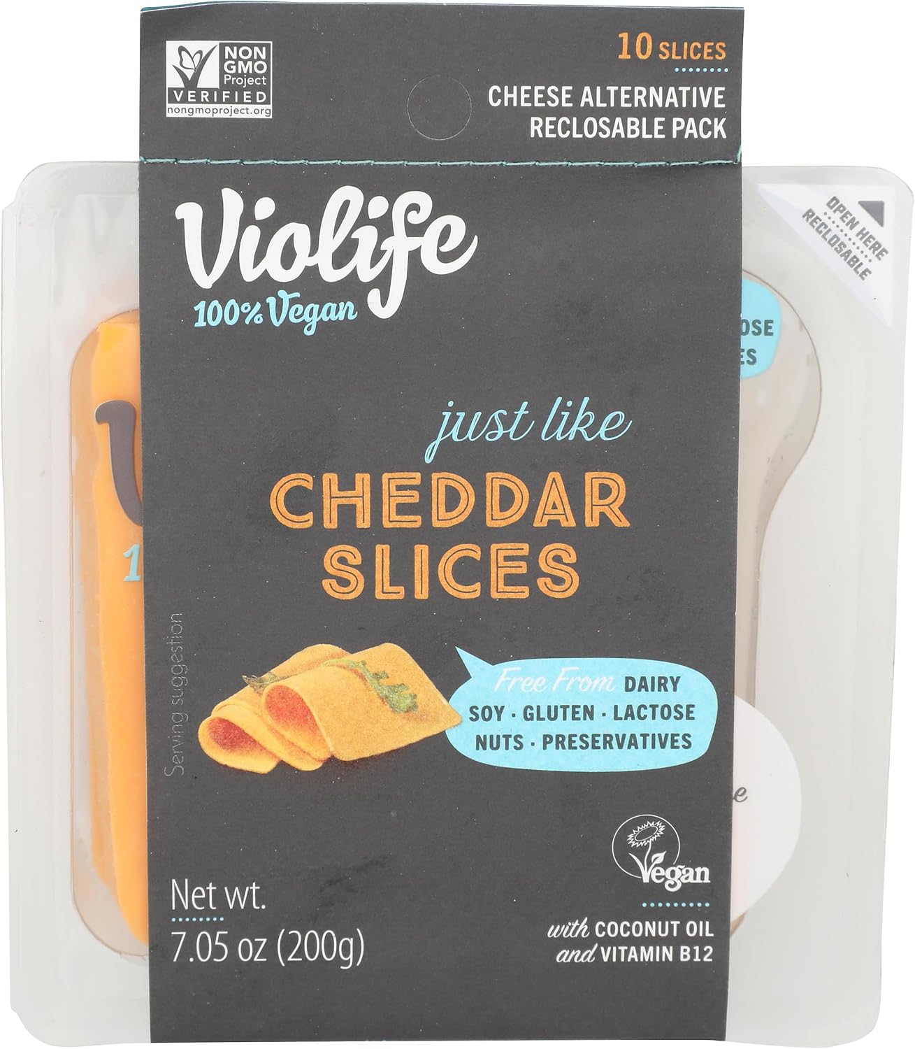 VIOLIFE Just Like Cheddar Slices, 7.05 OZ