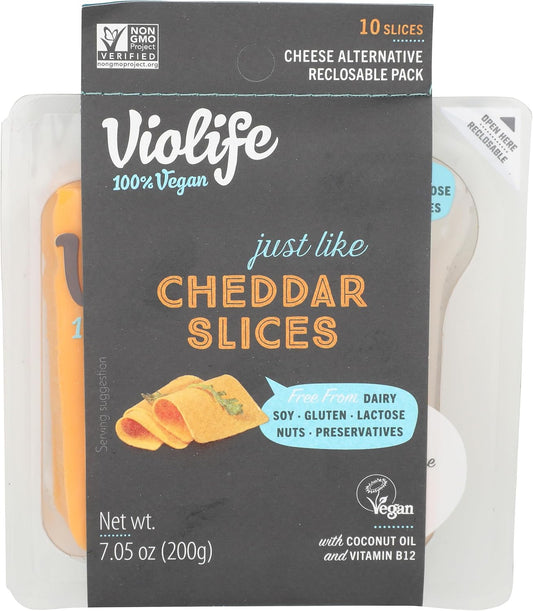 VIOLIFE Just Like Cheddar Slices, 7.05 OZ