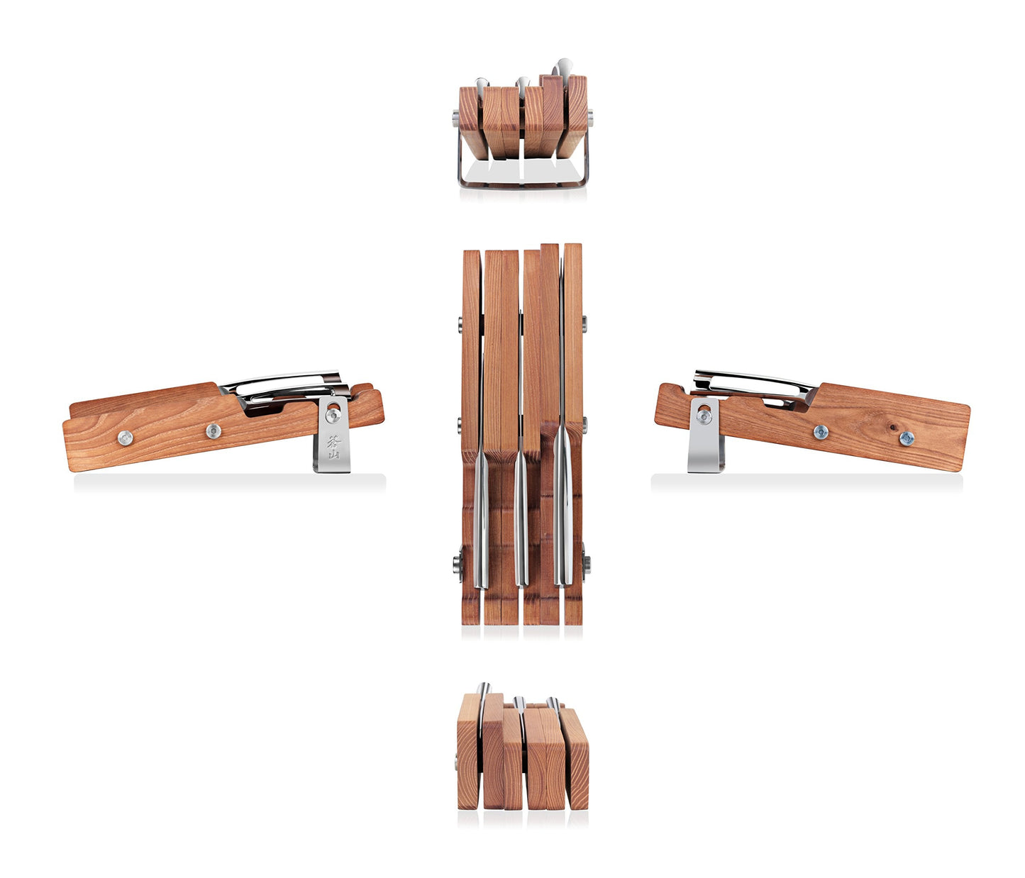Cangshan N1 Series 61857 German Steel Forged 4-Piece Starter Knife Block Set