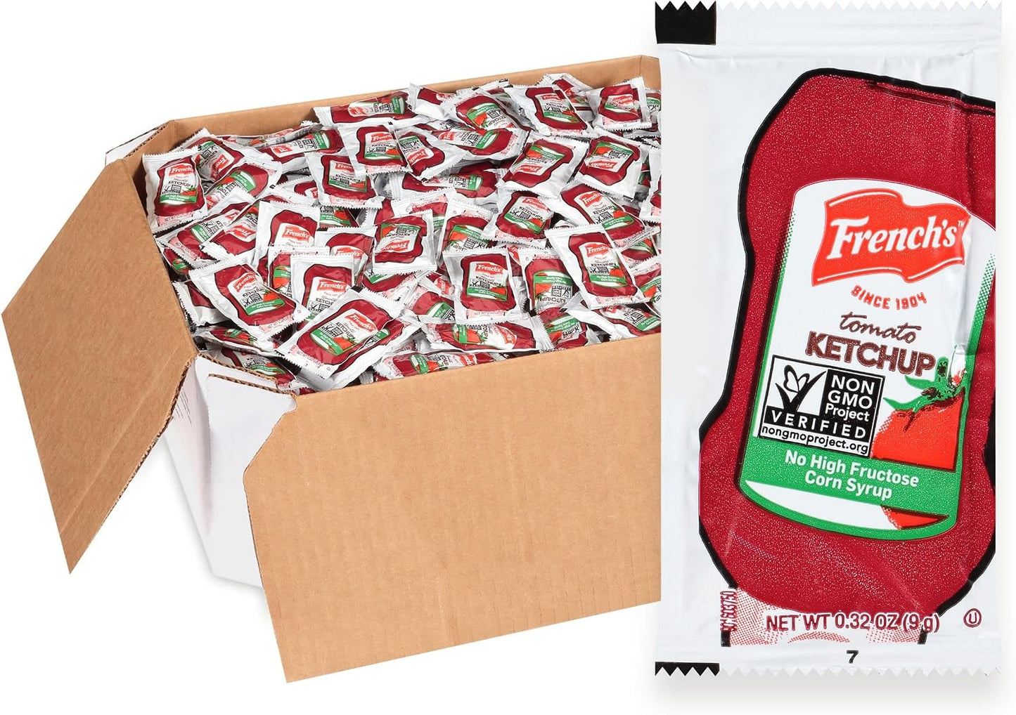 French's Tomato Ketchup Packets, 1000 count - One Box of 1000 Individual Ketchup Packets, Perfect for Takeout Orders and Condiment Stations