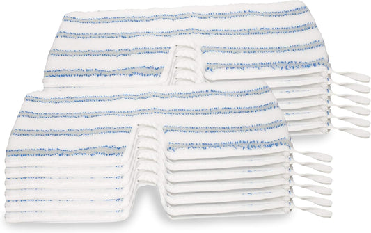Design Replacement Dual-Sided Microfiber Scrub Mop Pads Fit for ProMist MAX Spray Mop (Pack of 12)
