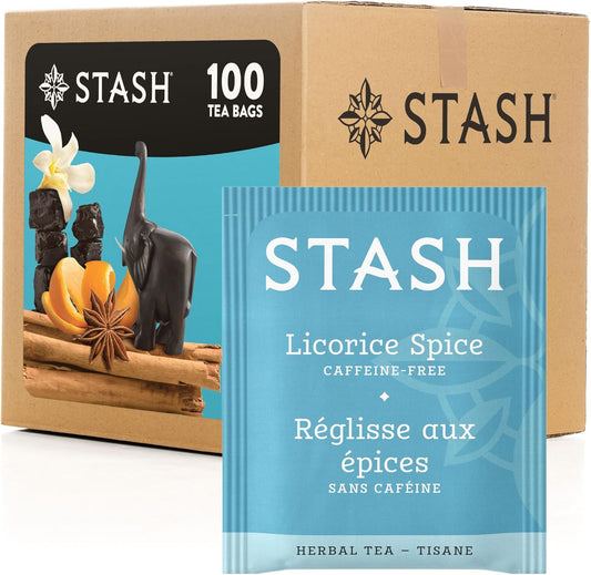 Stash Tea Licorice Spice Herbal Tea, Box of 100 Tea Bags