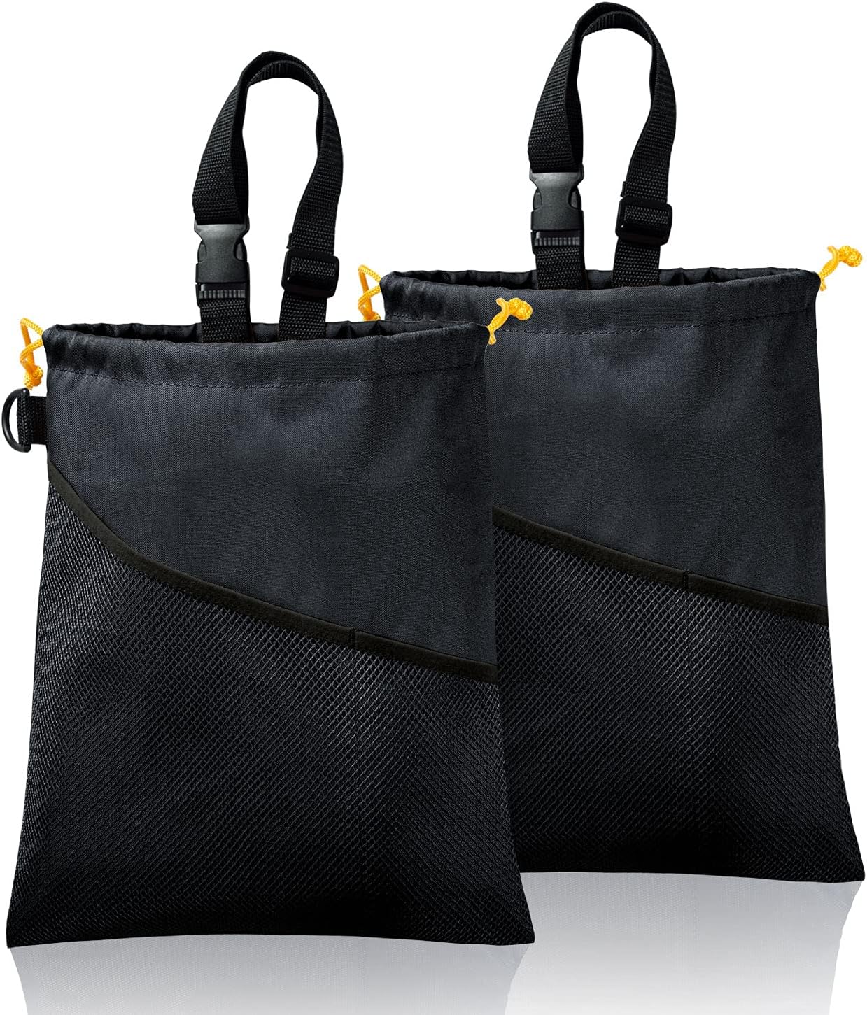 GNEGNI 2PCS Car Garbage Can, Hanging Car Trash Bag with Waterproof Leakproof Lining