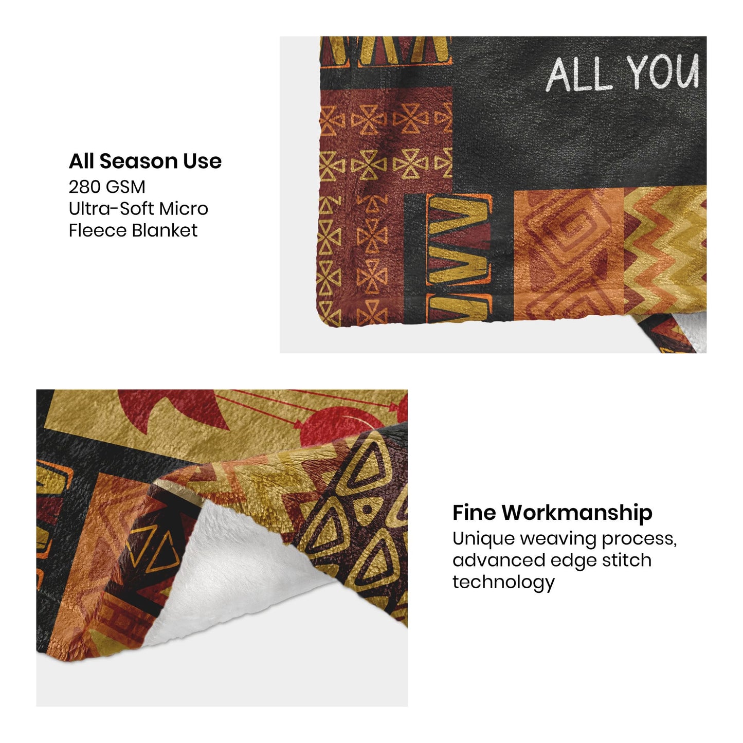 YHIKOUY African American 60th Birthday Gifts for Women Blanket 60"X50", Encouragement Inspirational Bday Gift, 60 Year Old Birthday Gifts for Black Women Mom Lady Girl Friend