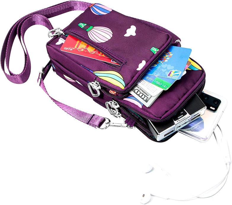 BIAOTIE Lightweight Small Crossbody bags Cell Phone Purses Travel Pouch Shoulder Bag for Women