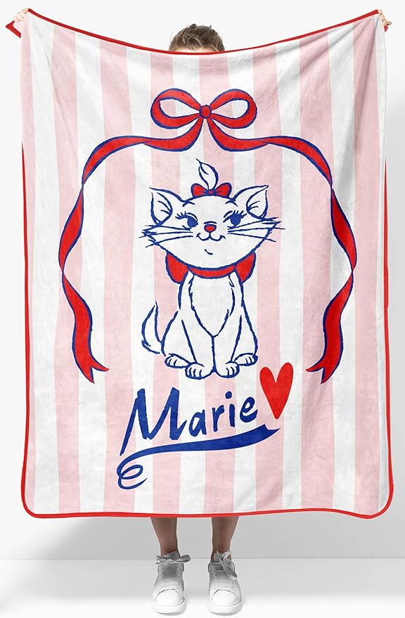 Jay Franco Kids Plush Throw Blanket â Soft & Cozy Fleece Throw for Bedroom & Couch DÃ©cor, Official Licensed Product, Multi - Aristocats, 40x50 - Travel Blanket
