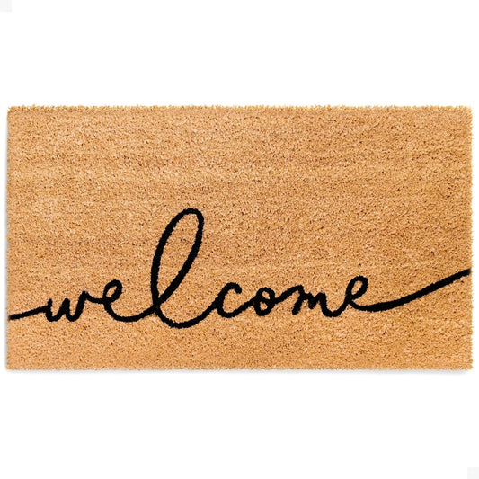 THEODORE MAGNUS Door Mat â Coir Doormat for Outdoor Entrance, Durable Welcome Mat with Non-Slip Backing, Perfect for Front Door and Entryway - Outdoor/Indoor - Warm Greeting - 17" x 30"