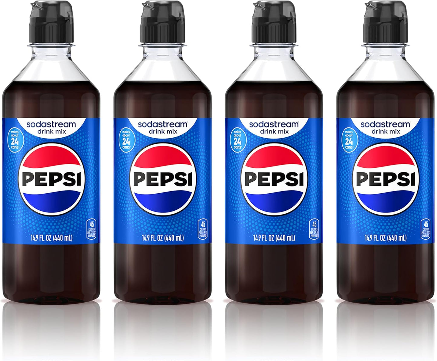 SodaStream® Pepsi® New Pour Bottle Beverage Mix 14.9 Fl Oz (Pack of 4)