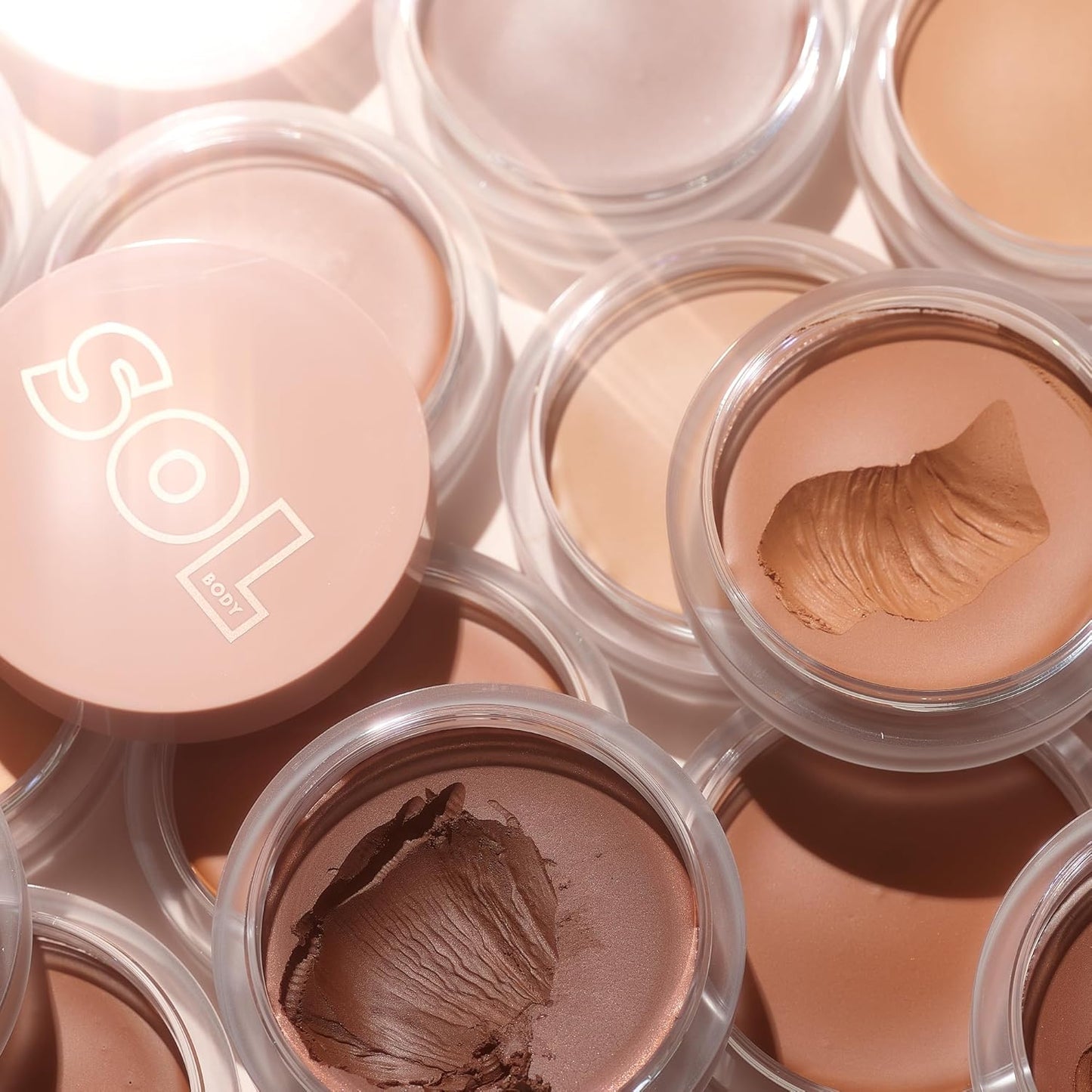 ColourPop SOL Face & Body Bronzing Balm Makeup Bronzer - Vegan, Cream Bronzer for a Natural Glow, Blurring Finish & Buildable Coverage - Glowy Summer Makeup - Medium Dark (1.1 oz)