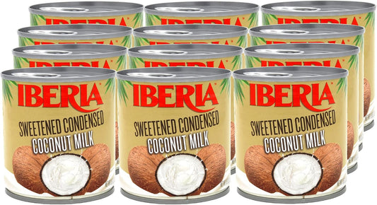 Iberia Sweetened Condensed Coconut Milk, 11.6 Oz (Pack of 12)
