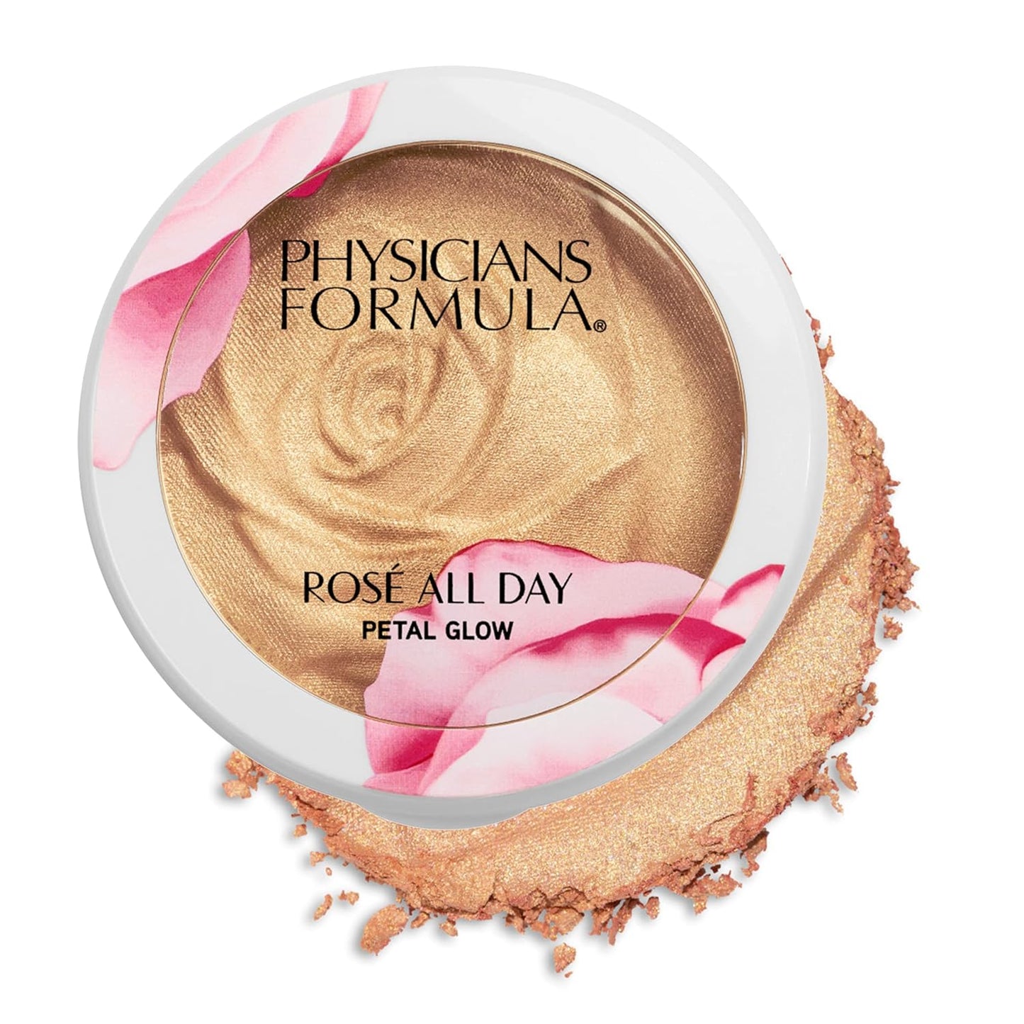 Physicians Formula RosÃ© All Day Highlighter Blush Face Powder Shimmer Petal Glow, Pink Freshly Picked, Dermatologist Tested, Clinicially Tested