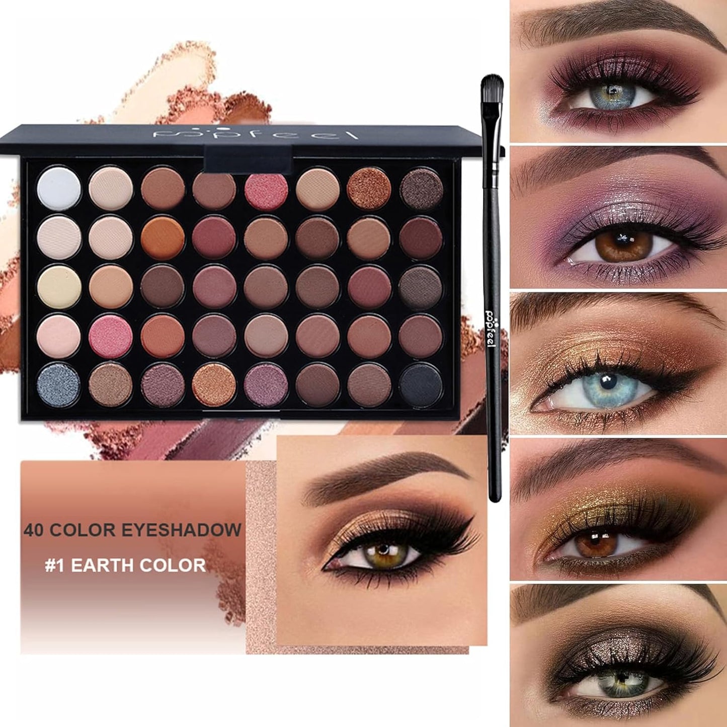 Makeup Kit for Women Full Kit, All in One Makeup Gift Set, Make up Kits for Beginners and Professionals - Eyeshadow Palette, Liquid Lipstick, Mascara, Blush, Eyeliner, Foundation, Brush