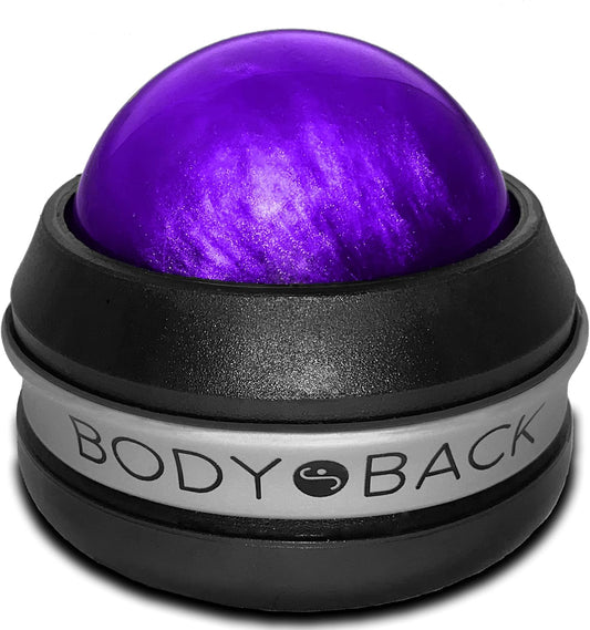 Body Back FSA Eligible Manual Massage Roller Ball | Deep Tissue Roller & Lacrosse Ball - Handheld Massager for Sore Muscles & Joint Pain | 360° Mobility Therapy Ball for Athletes & Fitness Recovery