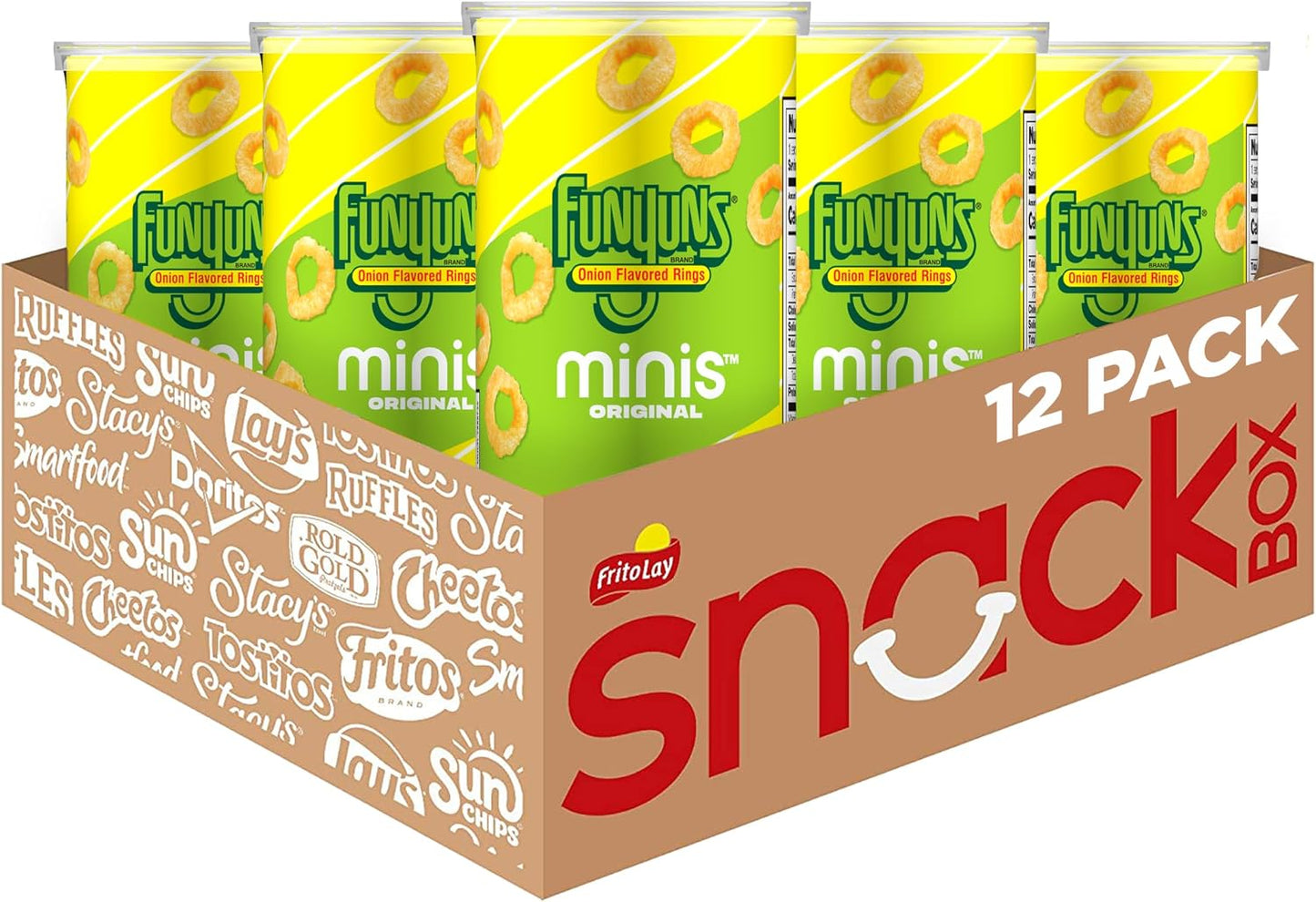 Minis Canisters, Funyuns Original, 1.125 Ounce (Pack of 12)