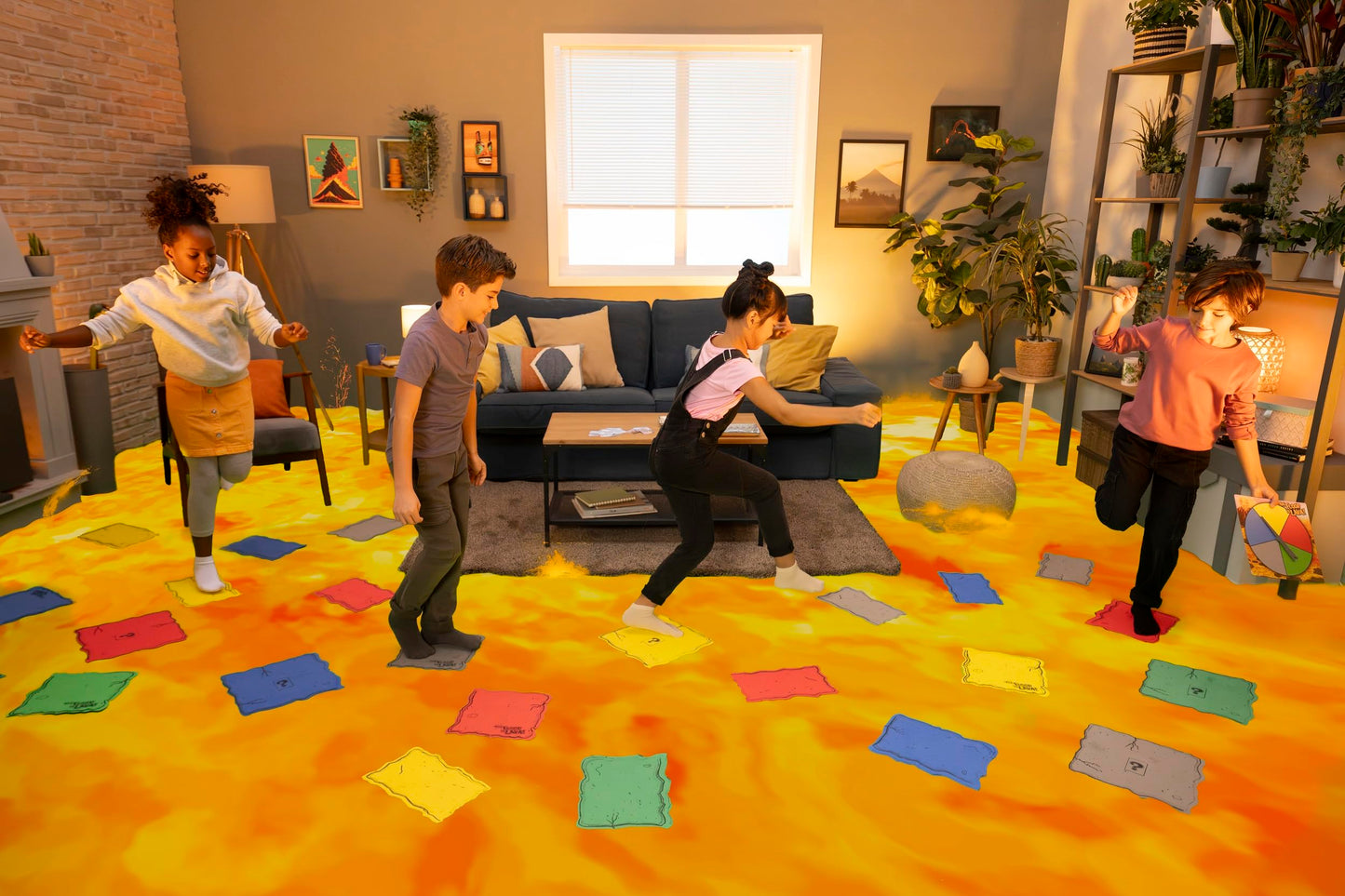 The Original The Floor is Lava! Game by Endless Games - Interactive Game For Kids And Adults - Promotes Physical Activity - Indoor And Outdoor Safe