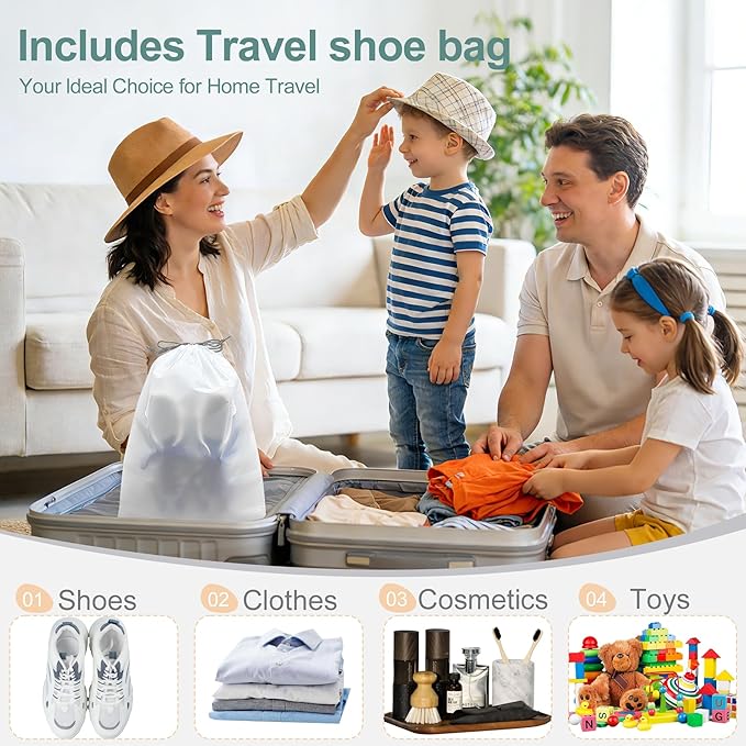 Shoe Washing Machine Bag,Laundry Shoe Bag for Washer and Dryer,Reusable Shoe Cleaning Bag for Sneakers,Tennis Shoes,With Self-locking Zipper, Microfiber Inside,Include Shoe Bag (Pro Blue - 1 Pack)