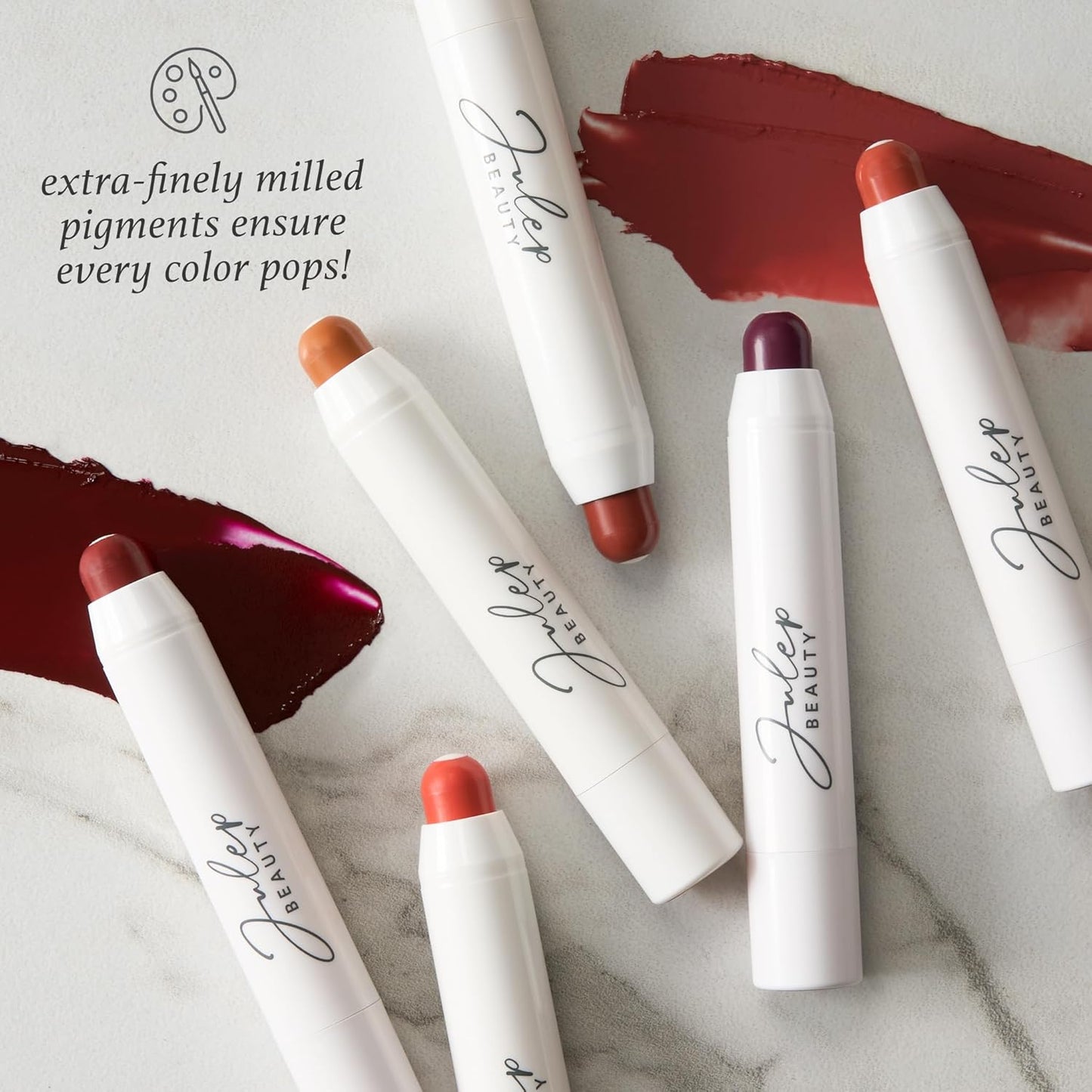 Julep It's Balm Tint of Color Lip Balm - Brandy Wine | Hydrating Lip Color with Vitamin E Core | Natural Gloss Finish | Vegan & Cruelty-Free
