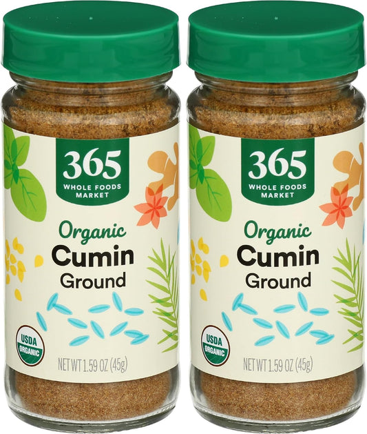 365 by Whole Foods Market, Organic Ground Cumin, 1.59 Ounce (Pack of 2)