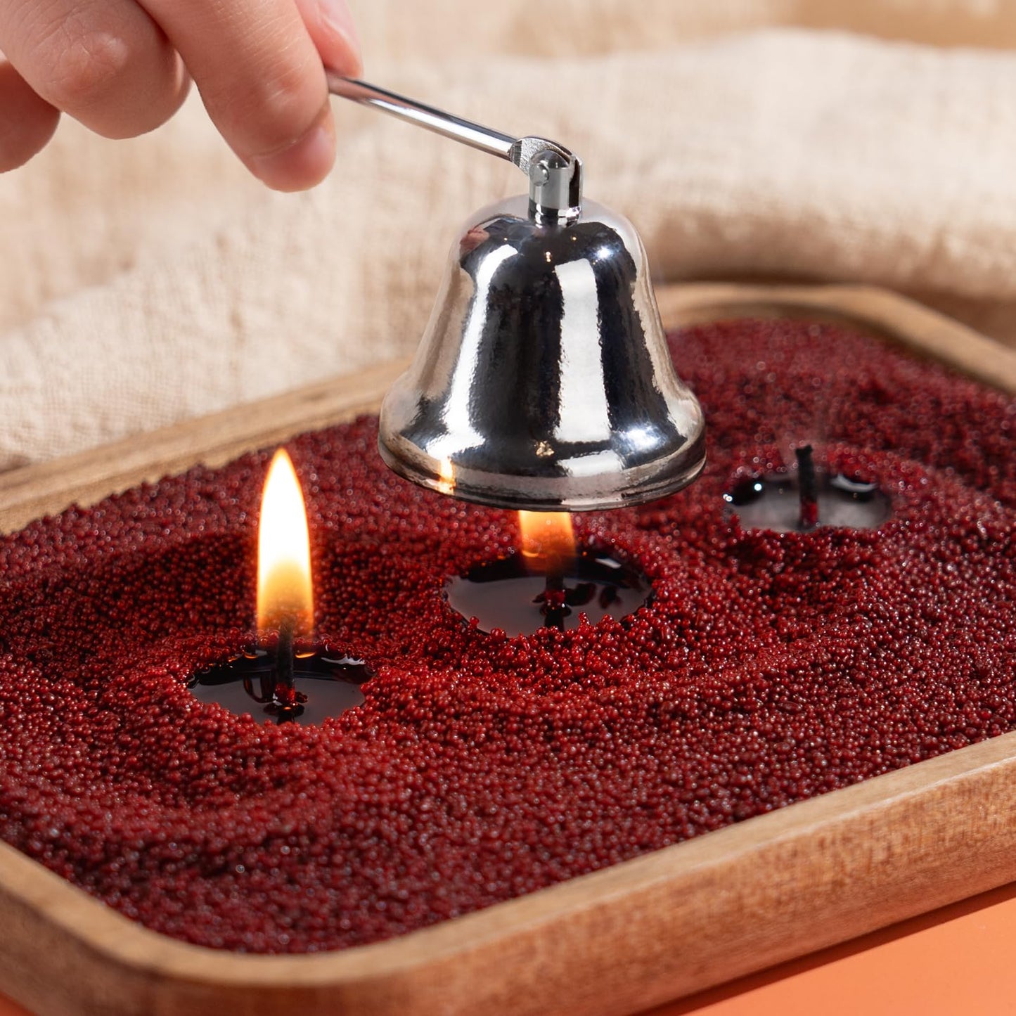 30th Birthday Gifts for Women Men- Pearled Candle Sand in Wine Bottle with Wicks- 30th Birthday Decorations for Her Him, 30 Year Old Bday Gifts for Friend, Sister, Wife, Husband, Red Wine Scent(13oz)