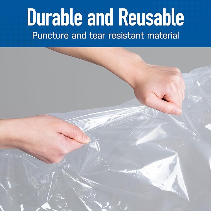3 Pack Large Vacuum Storage Bags for Comforters, Blankets & Clothes – Vacuum Sealed Compression Bags with Hand Pump – Space Saver Storage Bags for Bedding, Moving, Travel & Organization
