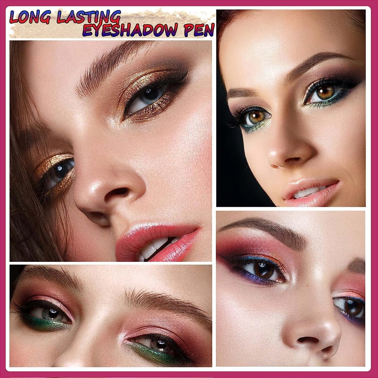 Midnight Black Eyeshadow Stick And Sponge Makeup Brush Cream Shimmer Smooth Shadow Pencil Eyeliner Long Lasting Waterproof Eye Shadow Highlighter Stick Hypoallergenic Multi-Dimensional Eyes Look # 12