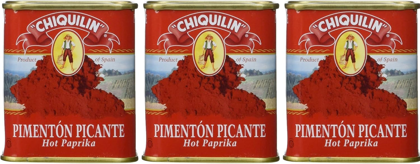 Chiquilin Hot Paprika, 2.64 oz - Pack of 3