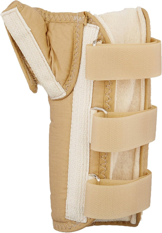 Rolyan 75911 D-Ring Wrist and Thumb Spica Splint, Right Hand, Medium