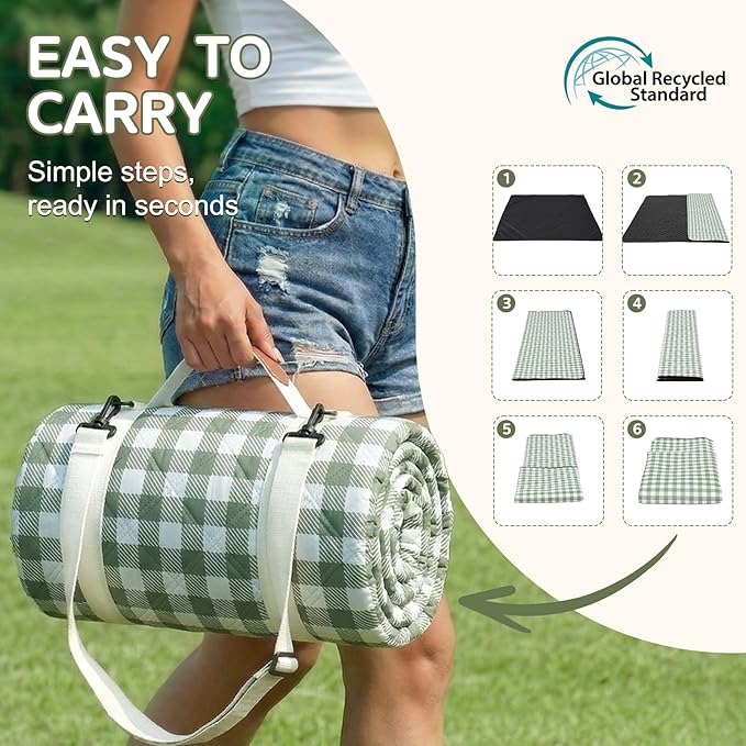 Genovega Waterproof Beach Blanket Picnic Outdoor Mat Rug Parents Papa Stepdad Pappy Poppy Pawpaw Grandpa Who Want Nothing Everything Bride in Law Daughter Son Father Happy Birthday Ideal